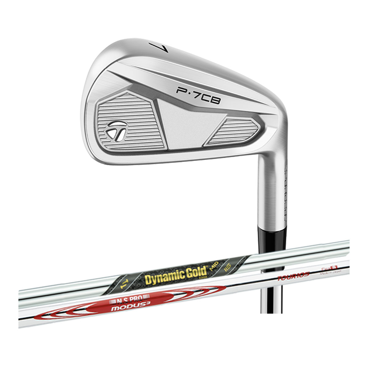 テーラーメイド New P7CB （24）アイアン 単品 （#4、#5） Dynamic Gold MID 115 ／ N.S.PRO MODUS3 TOUR 105 スチールシャフト 2024年モデル Taylormade