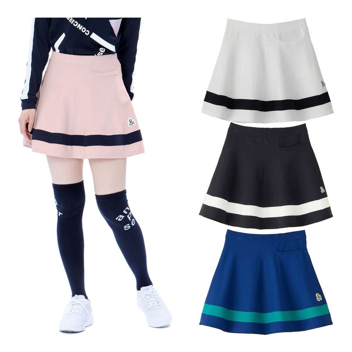 新品【アンパスィ】スカート　LLサイズ　ゴルフウェア 楽天市場】and per se アンパスィ レディース ゴルフウェア