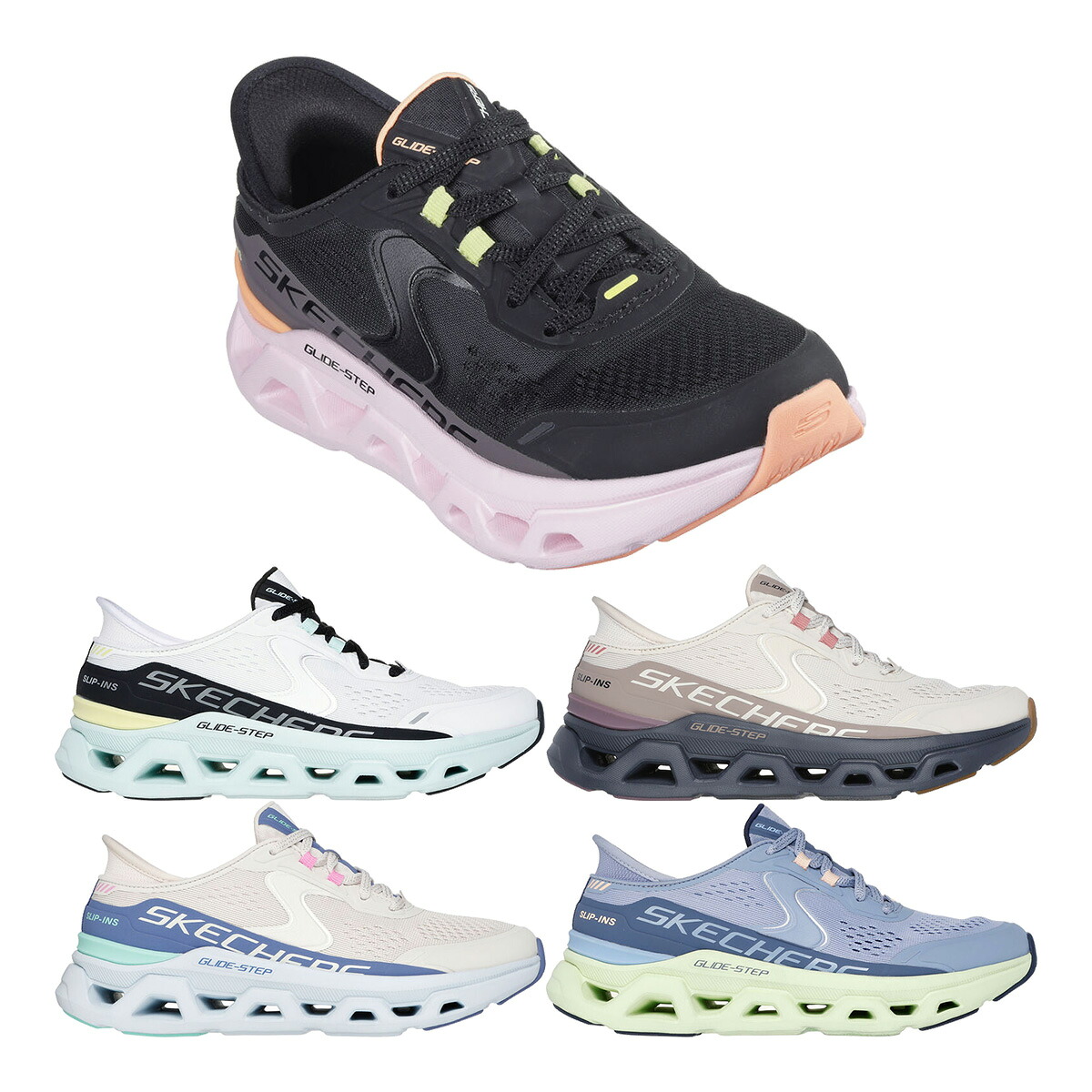 【レディース】スケッチャーズ Skechers スニーカー スリップインズ グライドステップ アルタス 150510 Slip-ins GLIDE-STEP ATLUS 靴 シューズ ハンズフリーで靴の脱ぎ履きが可能 ノーマル 2E相当 女性用｜Jack Trade