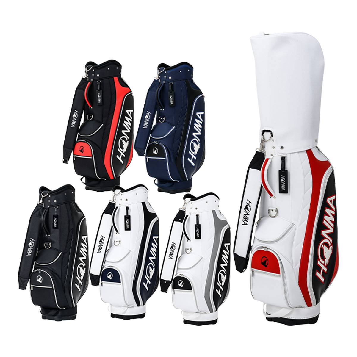 ホンマゴルフ　　　　　　　　　　キャディーバック　　　　　　　スタンド式 HONMA GOLF 本間ゴルフ スタンドキャディバッグ : GDOゴルフ