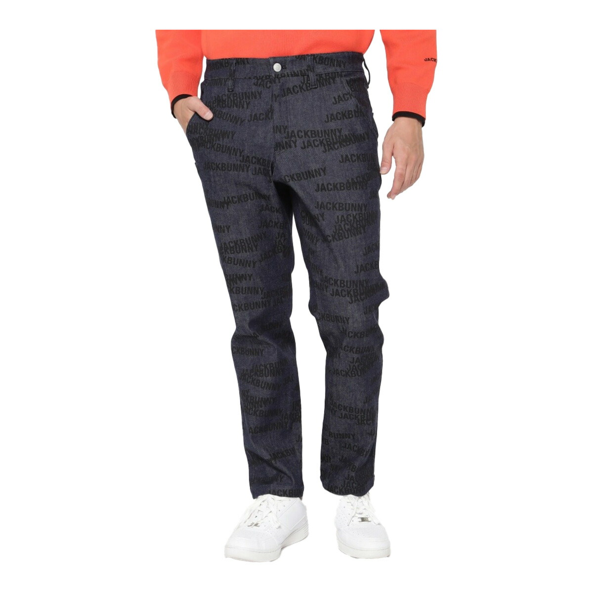 新品 ジャックバニー ロングパンツ JBロゴ ブルー Mサイズ （4） 0000775963_1.jpg