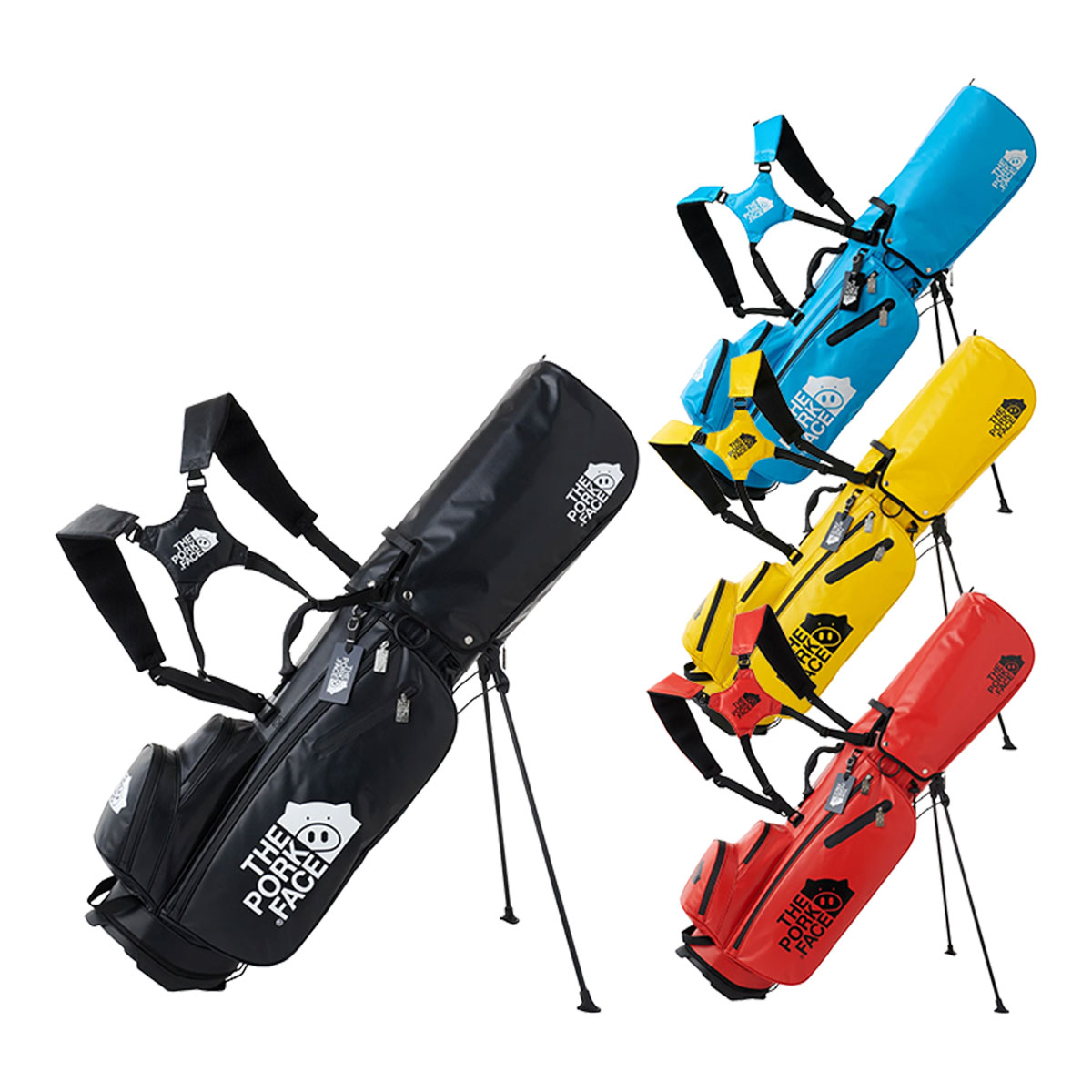 楽天市場】THE PORK FACE ザ・ポークフェイス スタンド キャディバッグ