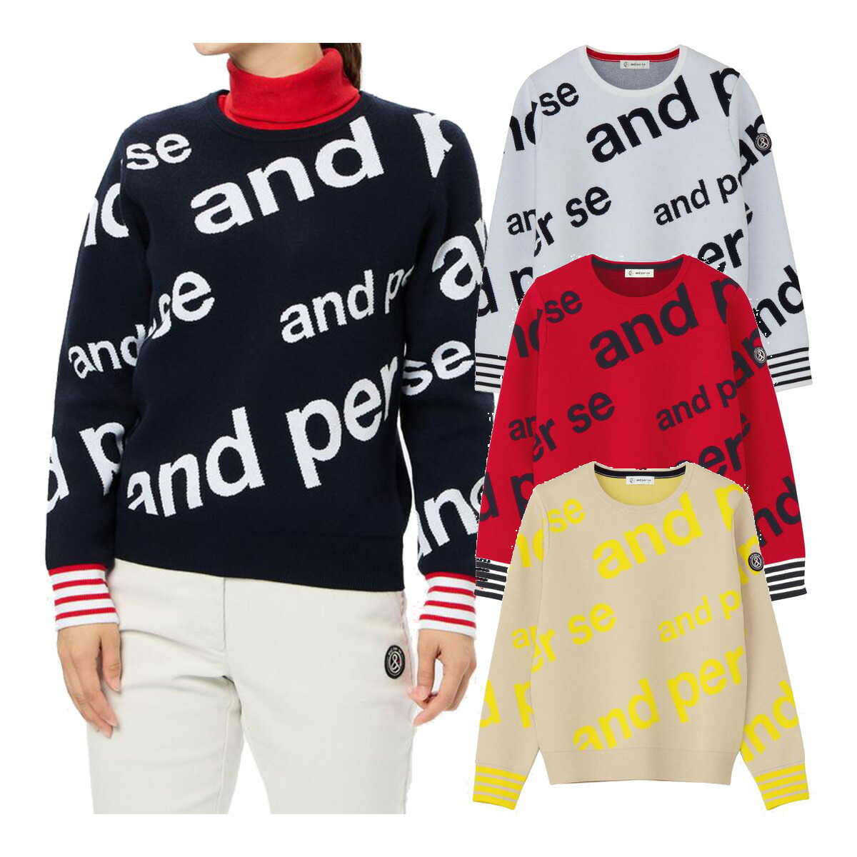 楽天市場】【30%OFF SALE】and per se アンパスィ レディース ゴルフ