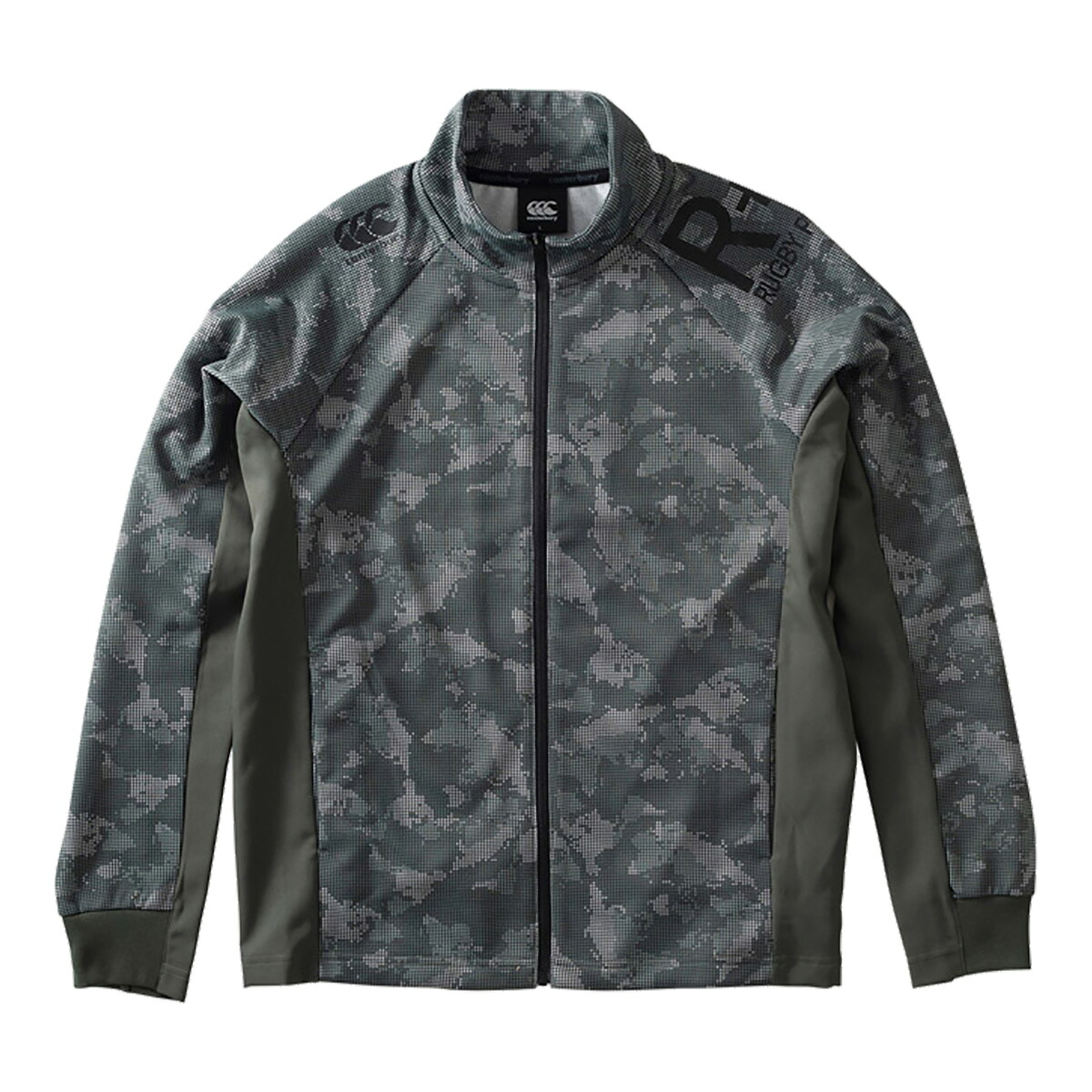 【在庫処分】カンタベリー Canterbury 長袖 フルジップ トレーニング スウェットジャケット メンズ RP40535P ラグビー ブルゾン アウター スポーツ ジム タウンユース 秋冬モデル 20FW