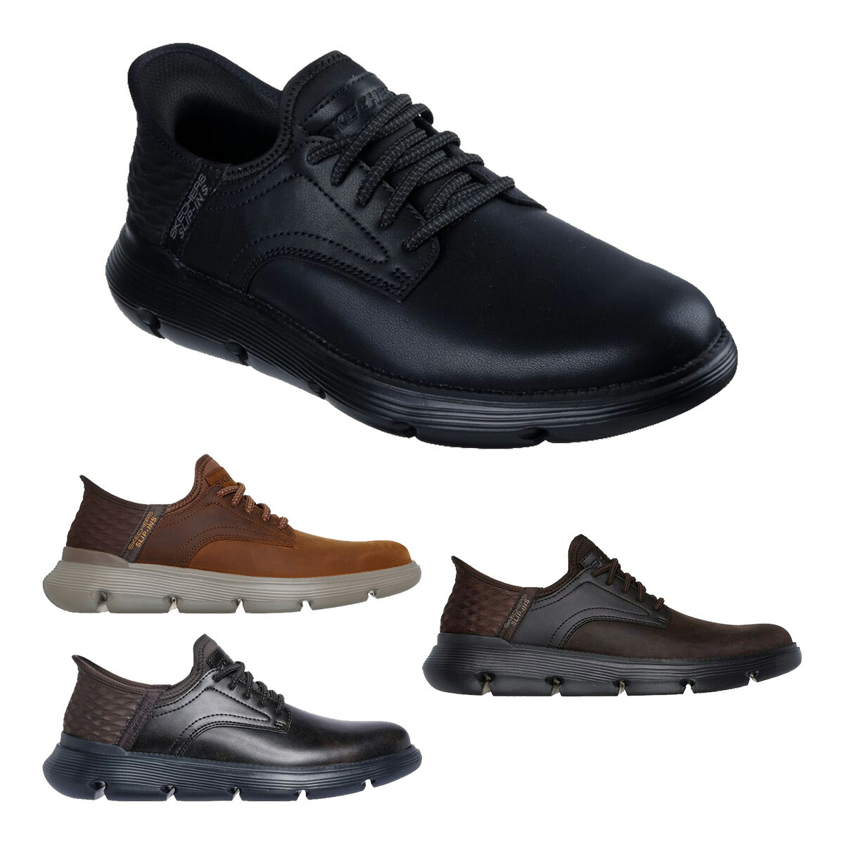 スケッチャーズ Skechers スニーカー スリップインズ ガルザ ガービン メンズ 205046 Slip-ins GARZA GERVIN 靴 シューズ ハンズフリーで靴の脱ぎ履きが可能 ビジネスカジュアル ノーマル 2E相当