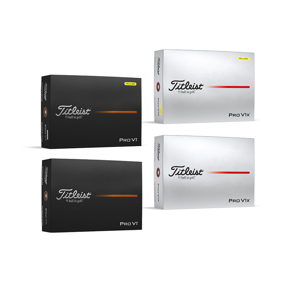 タイトリスト ゴルフボール PRO V1／PRO V1x 1ダース（12球入り） ●2025年モデル● Titleist