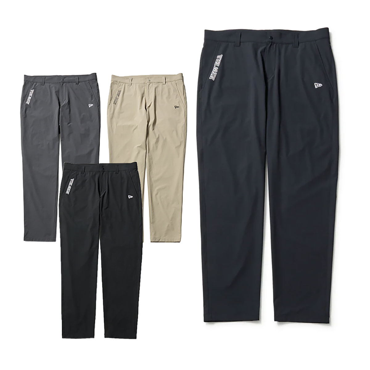 ニューエラ ゴルフ ロングパンツ ライト テーパード ストレッチ パンツ 14859960／14859961／14859962／14859963 ボトムス ズボン 2026年春夏モデル NEW ERA NEWERA GOLF 春夏ウェア ゴルフウェア メンズ レディース