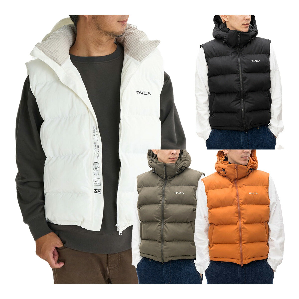 楽天市場】23 RVCA ルーカ ダウンベスト PUFFER VEST ジャケット