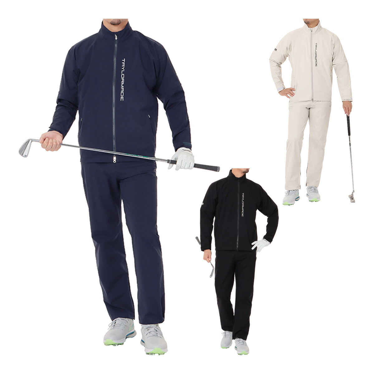 楽天市場】テーラーメイド TD131 TMベーシックレインスーツ 上下セット