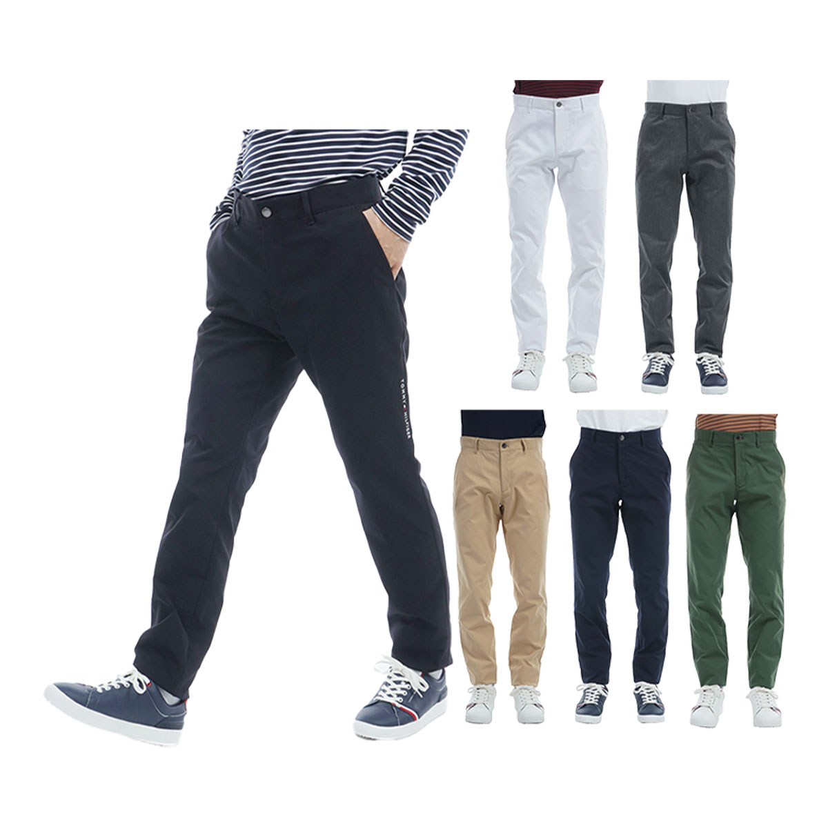 楽天市場】トミーヒルフィガー ゴルフ サイドライン スウェットパンツ