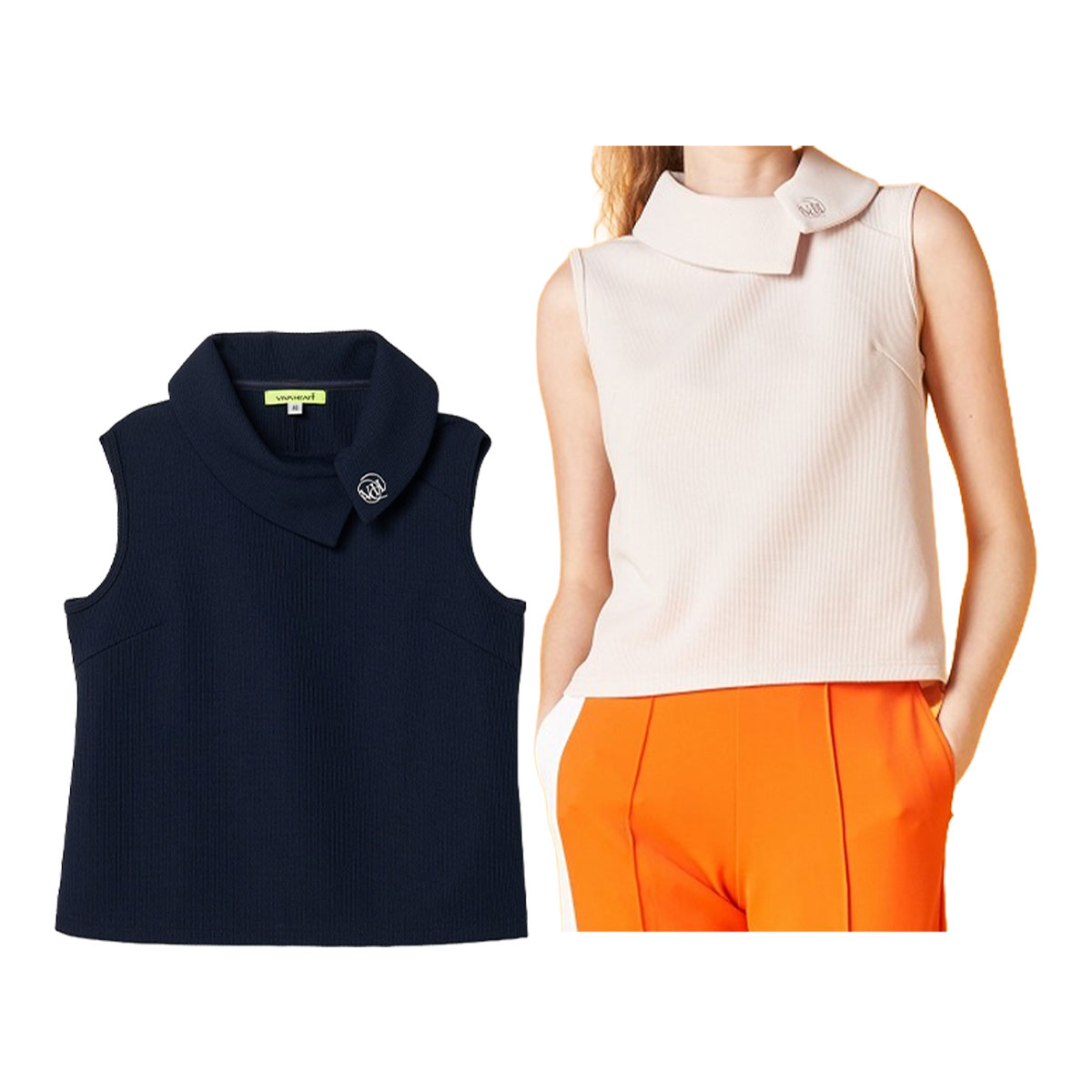 楽天市場】【レディース】ビバハート ワッフル ロールカラー