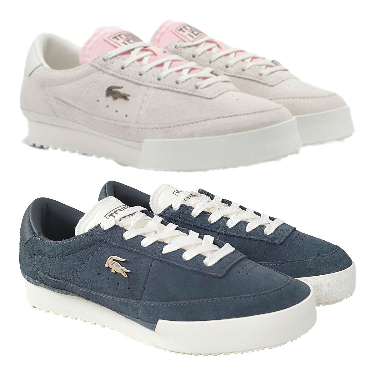 【レディース】ラコステ LACOSTE シューズ スニーカー コートスニーカー AURA 225 3 SFA 50SFA0158 靴 ローカット スポーツシューズ 2025年秋冬モデル 紐タイプ シューレース 女性用