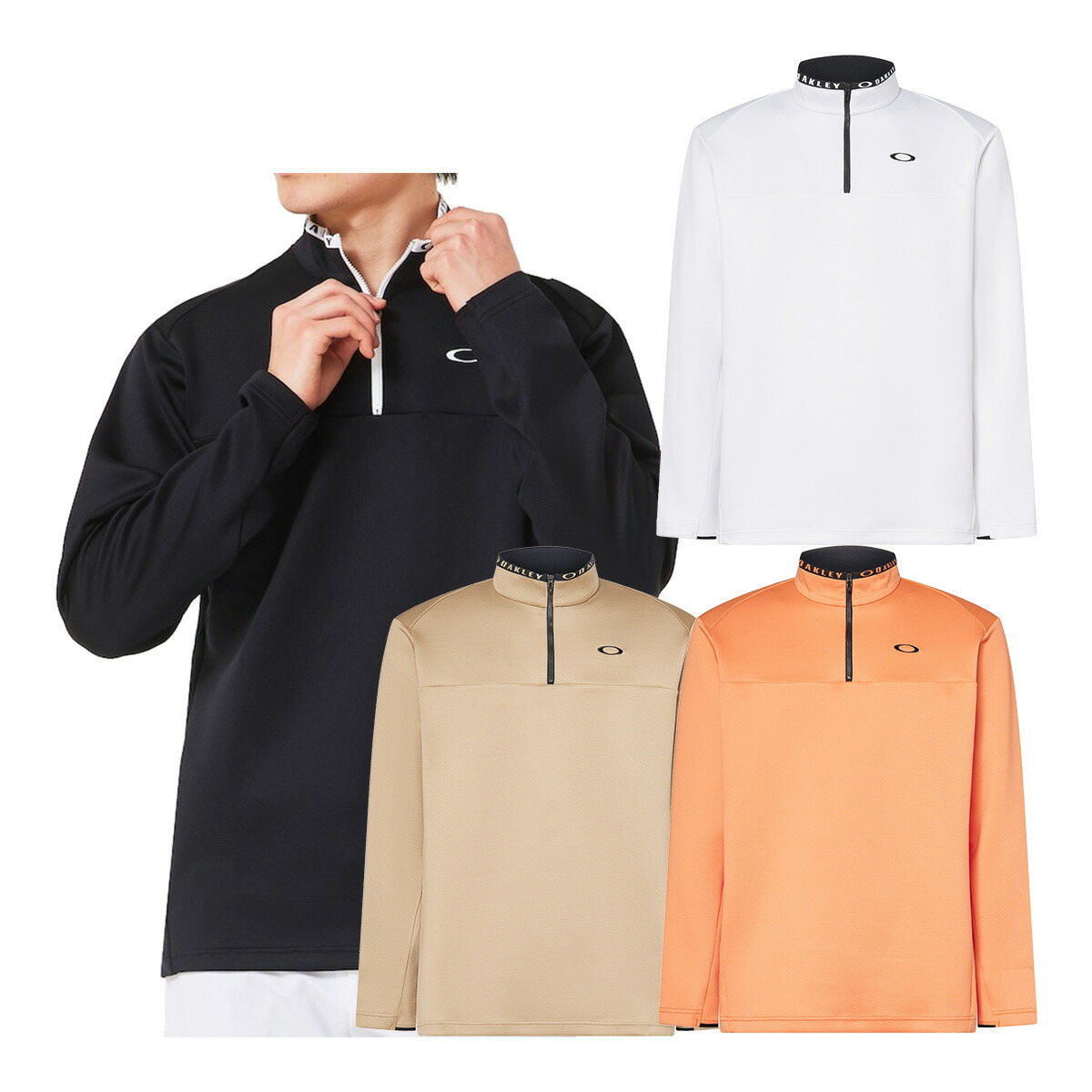 楽天市場】オークリー 長袖 ハーフジップシャツ スカル エンデバー