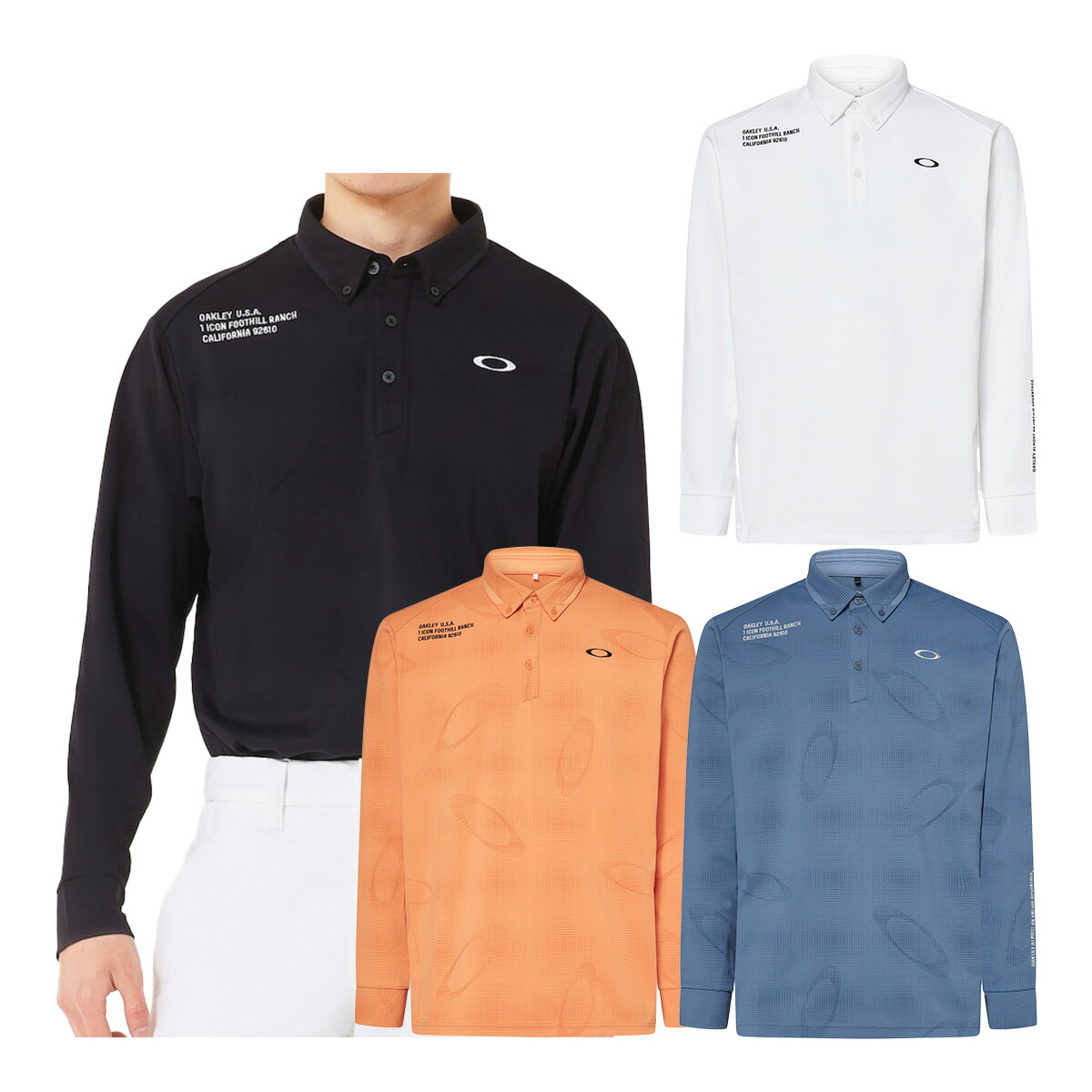 楽天市場】オークリー(OAKLEY) ゴルフウェア 長袖シャツ メンズ OMBLE