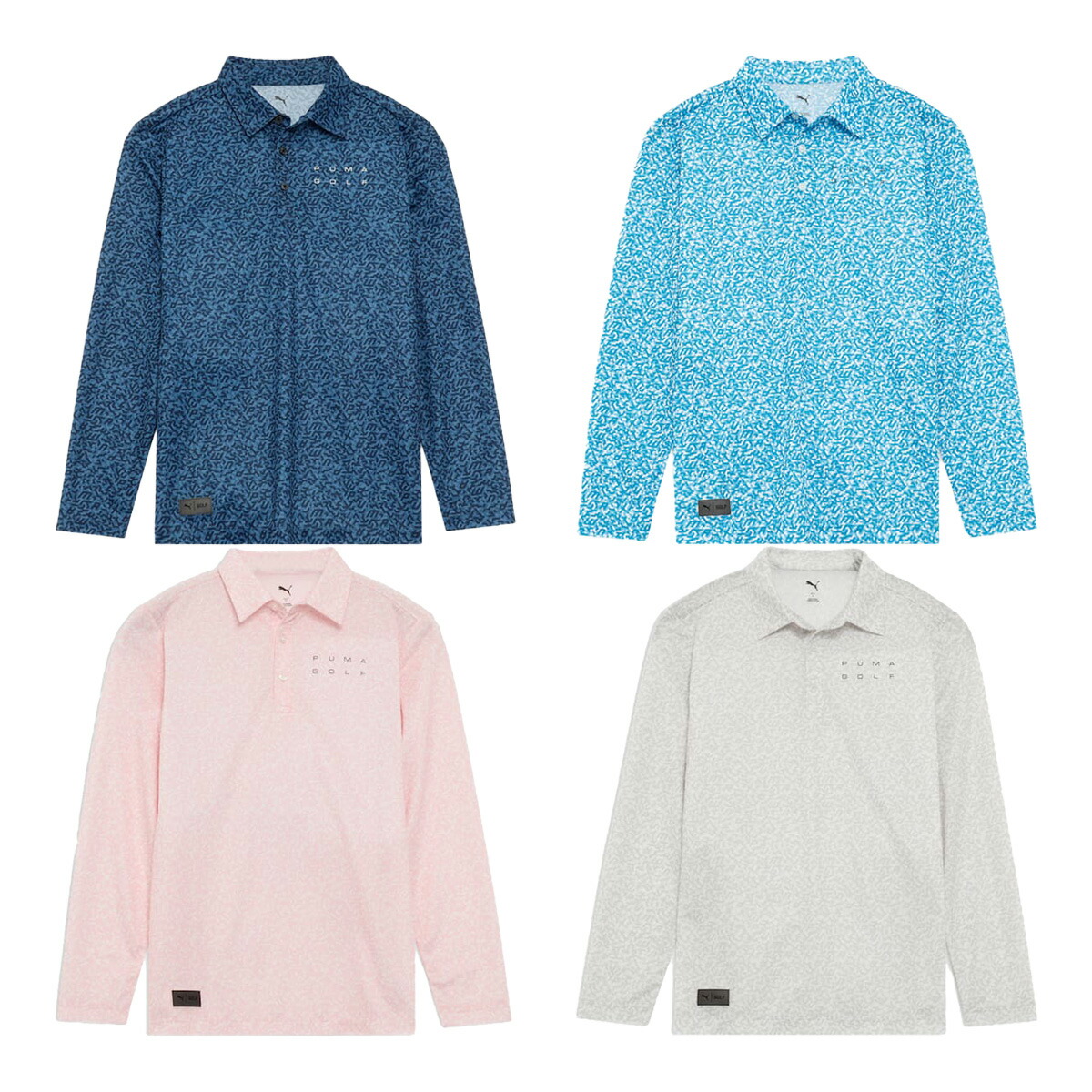 楽天市場】プーマ ゴルフ 長袖 ポロシャツ PB グラフィック メンズ