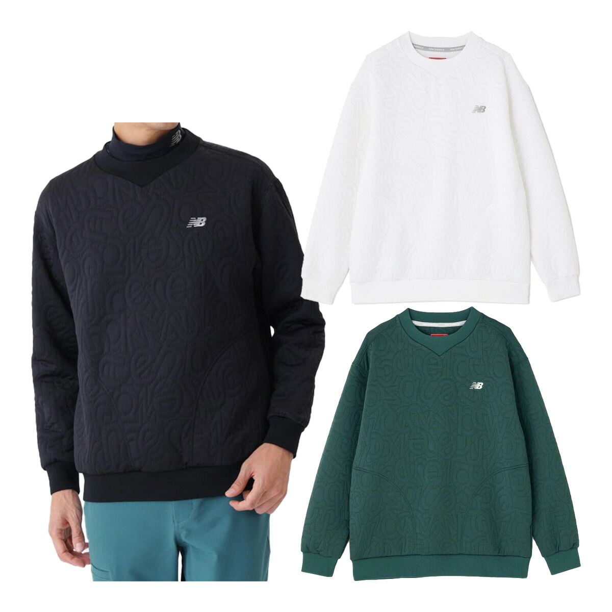 楽天市場】ニューバランス ゴルフ 長袖 フルジップ 中綿 フーディー