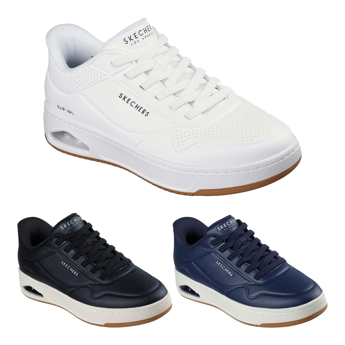 スケッチャーズ Skechers スニーカー スリップインズ ウノ CTL レイング ロー メンズ 183156 ノーマル 2E相当 靴 UNO CTL LAYING Low かがまず履ける ハンズフリー カジュアルスニーカー