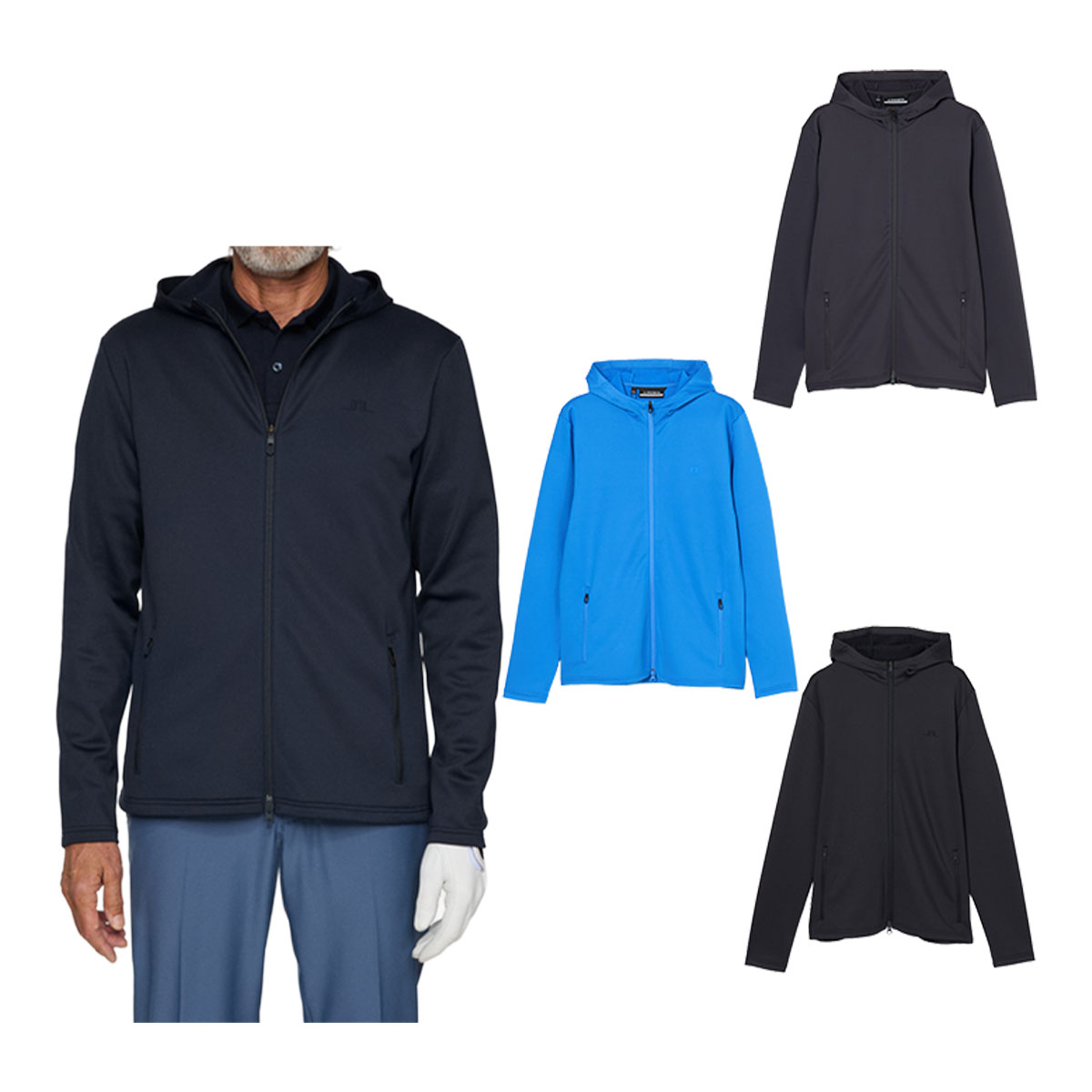 楽天市場】J.リンドバーグ ゴルフ フルジップ ロゴ パーカー 071-59014