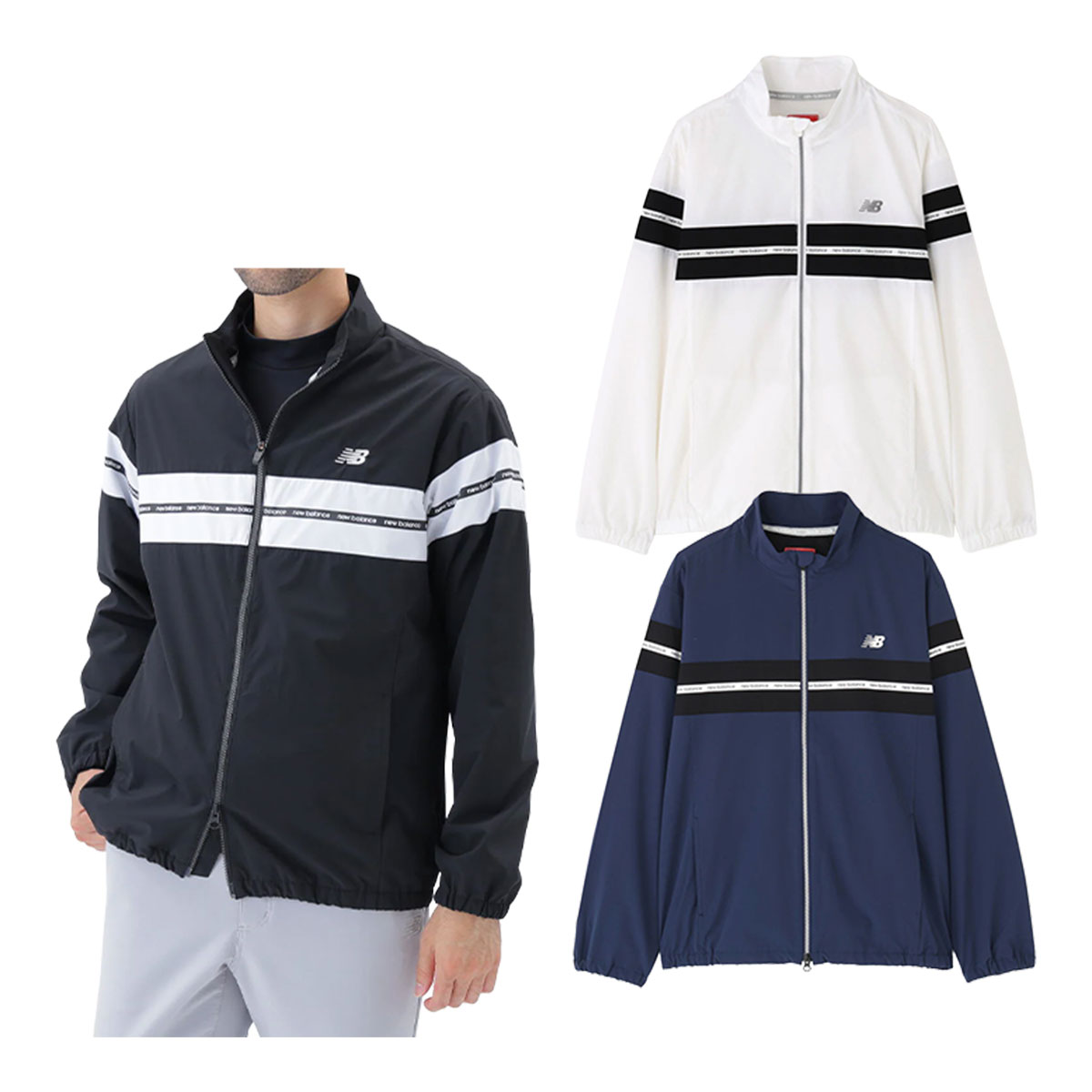 楽天市場】ニューバランス ゴルフ ハイブリッド フルジップ ニット