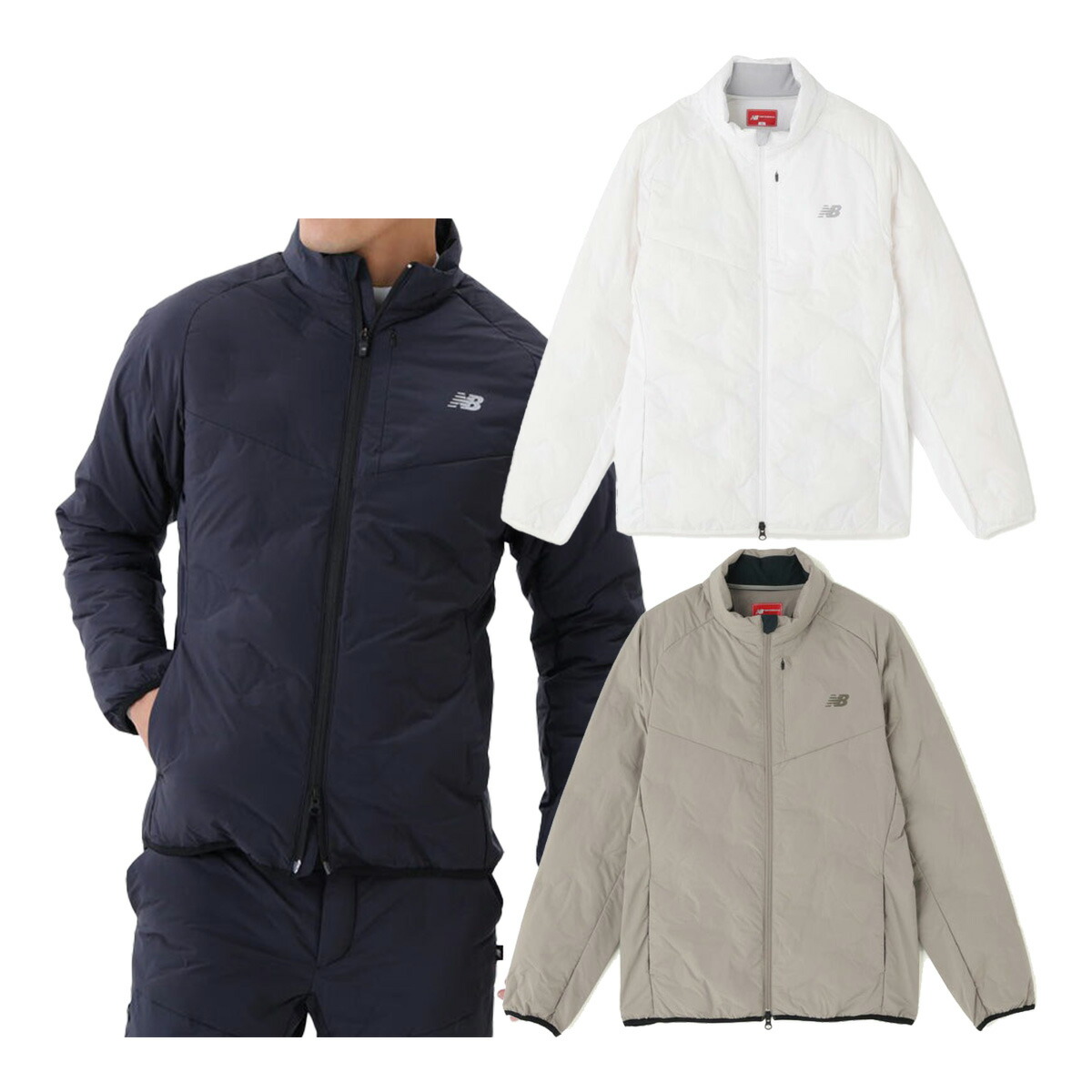 ニューバランスゴルフ★撥水★ダウンジャケット【メンズ サイズ4（M）】 Amazon.co.jp: [ニューバランス ゴルフ] [メンズ] 撥水 ダウン