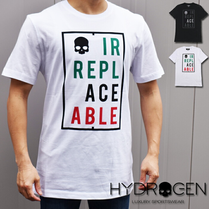 ■Hydrogen■ ハイドロゲン / Skull Logo Tシャツ ＝3色＝ 楽天市場】HYDROGEN ハイドロゲン スカル刺繍 半袖クルーネックT