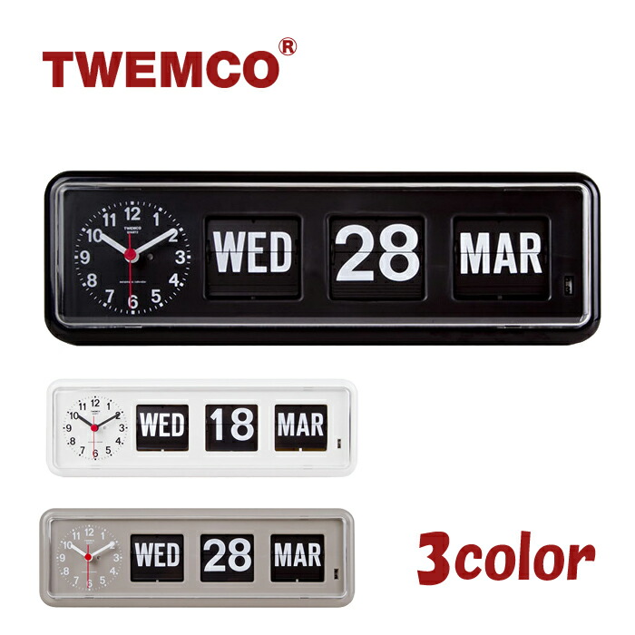 楽天市場】【送料無料】【Twemco】Digital Calendar Clock #QD