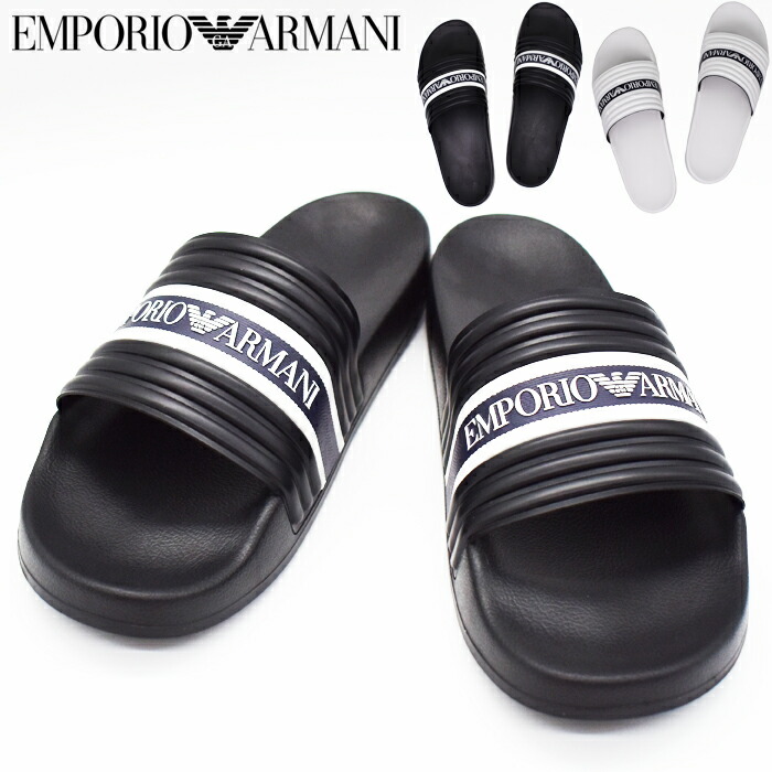 EMPORIO ARMANI エン急性灰白髄炎 アルマーニ シャワーサンダル 運動競技サンダル 全2色 EX000069 AF16403 アルマーニ サンダル シャワーサンダル 海 夏 余暇 今めかしい ユニ一発やる サンダル ブランド名