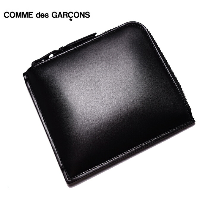 日本メーカー新品 COMME des GARCONS コムデギャルソン L字ファスナー ミニ財布 コンパクト コインケース BLACK ブラック  SA3100VB ギャルソン 財布 fucoa.cl