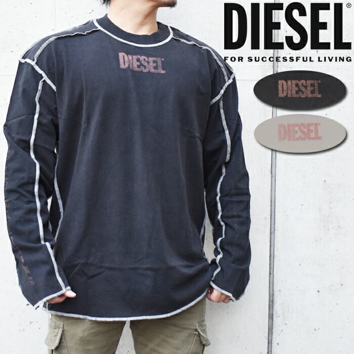 楽天市場】DIESEL ディーゼル ヴィンテージロゴ ロングTシャツ ロンT