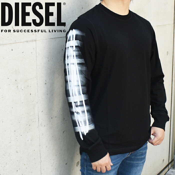 楽天市場】DIESEL ディーゼル ロングTシャツ ロンT 全2色 T-JUST-LS-K2 