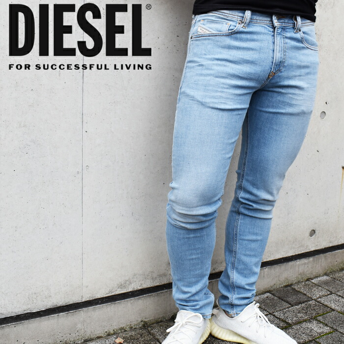 DIESEL ディーゼル スキニーデニム デニム  ウォッシュブルー 1979 SLEENKER A03594 09H62 ディーゼル ジーンズメンズ ディーゼル ジーンズ L.32