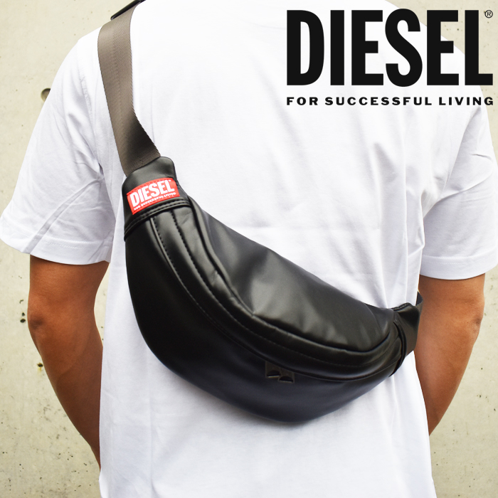 楽天市場】DIESEL ディーゼル ボディバッグ ウエストポーチ Black 