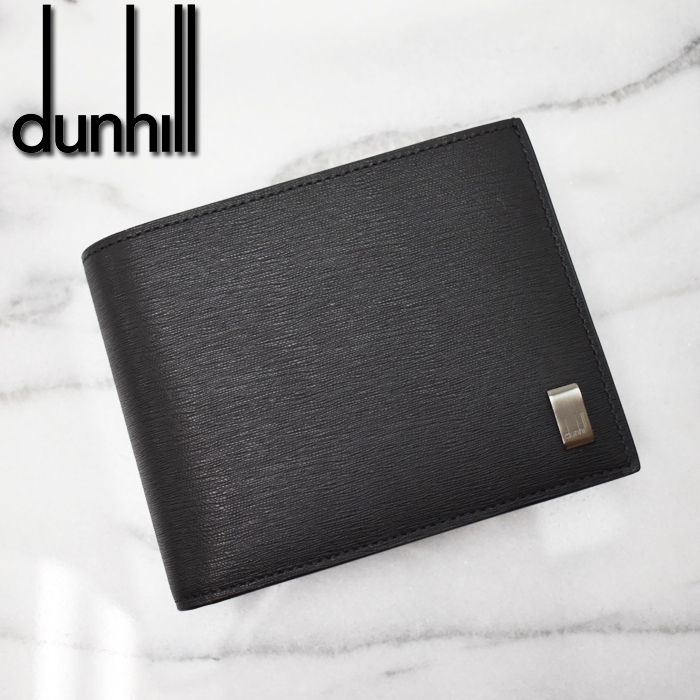 未使用品 dunhill 二つ折り札入れ ブラック 182