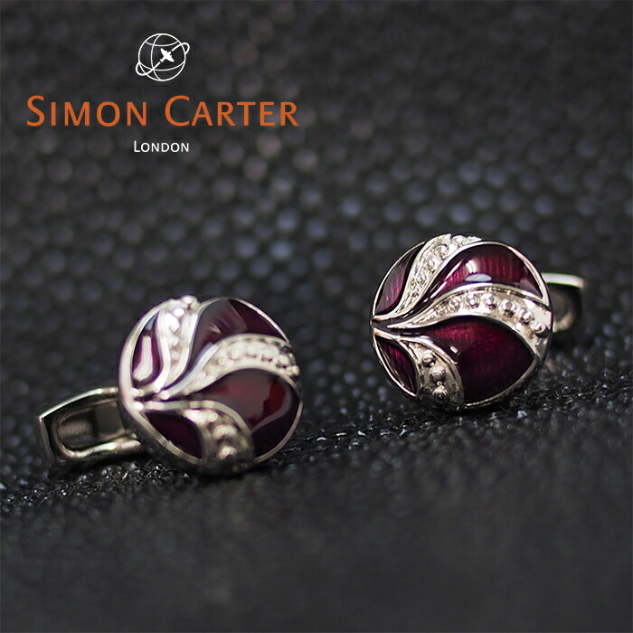 楽天市場 Simon Carter サイモンカーター カフス カフリンクス カフスボタン Vintage Button Purple パープル シルバー サイモンカーター カフス カフスボタン メンズ Men S Jack