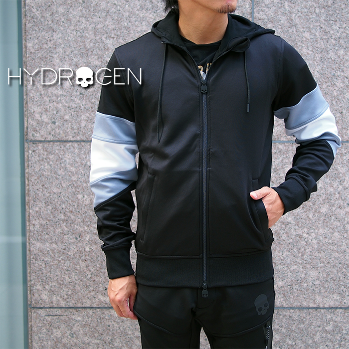 【楽天市場】HYDROGEN ハイドロゲン メンズ ジップアップパーカー ジャージ 250624 BLACK/ブラック L.A. HOODIE