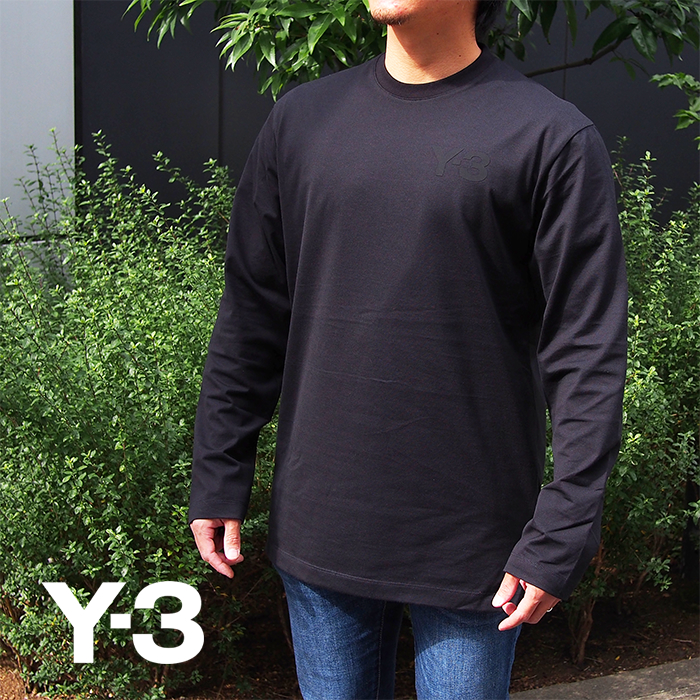 楽天市場】Y-3 ワイスリー ロンT 長袖Tシャツ BLACK/ブラック Y-3 ZINE 