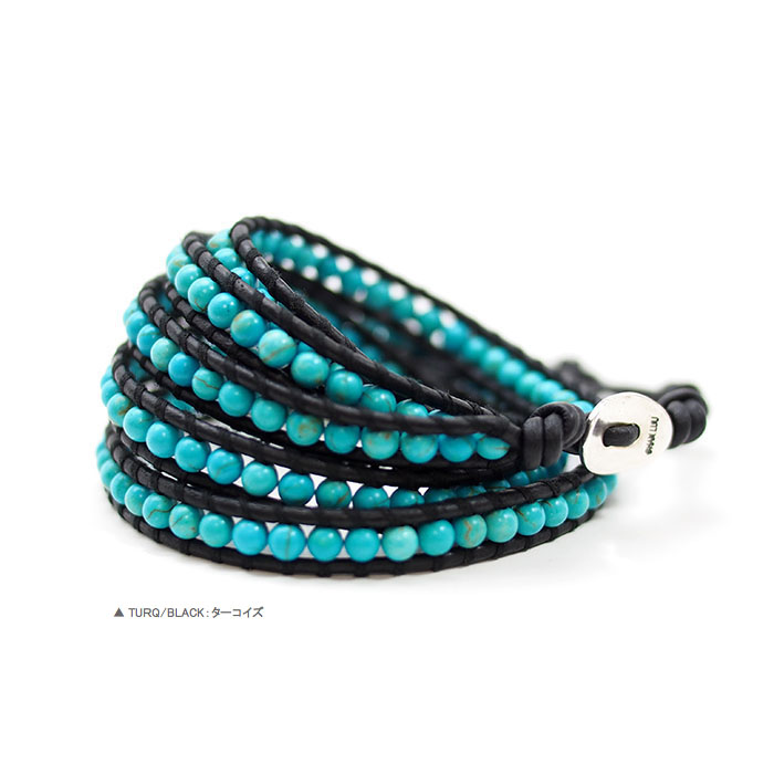 【楽天市場】CHAN LUU チャンルー メンズ 5ラップブレス ブレスレット 5連 5WRAP BRACELET BSM-1289 全2色