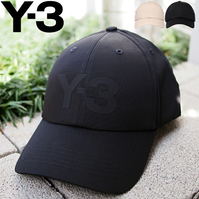 楽天市場】Y-3 ワイスリー ロゴ ベースボールキャップ BLACK/ブラック