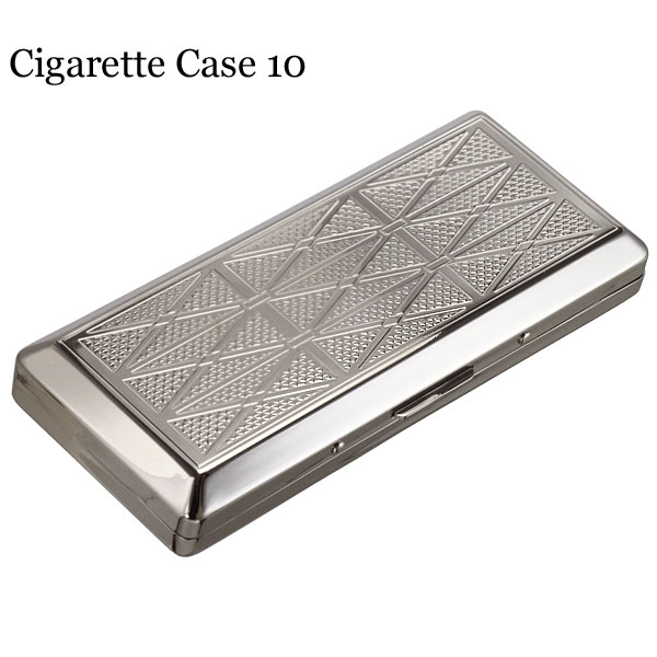 楽天市場】シガレットケース 10本収納 ロング対応 超コンパクト