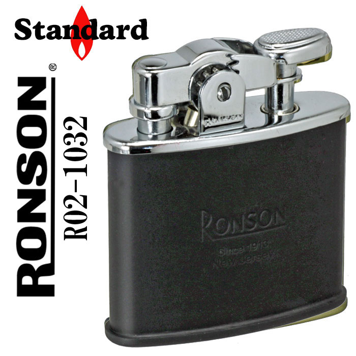 ロンソン ライター スタンダード RONSON Standard オイルライター R02-1032 ブラックマット送料無料【ネコポス対応】