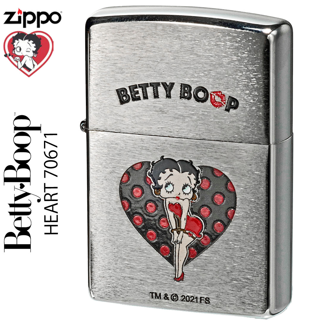 楽天市場】ZIPPO ライター Betty Boop 可愛い 90周年 フラッグ ベティ