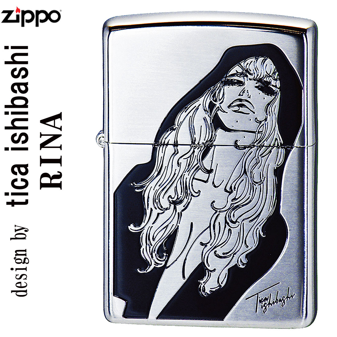 安価 Zippo ジッポー セクシー Processing in USA 化粧箱デザイン Z200-402747 zippo ジッポ ライター  オプション購入で名入れ可 メール便可