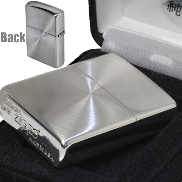 ZIPPO(ジッポー) ライター ローズ 純銀メタルコーナー 63250198 :cmm