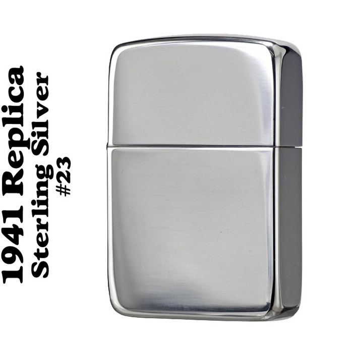 楽天市場】zippo ライター (ジッポーライター)1941レプリカ シルバー