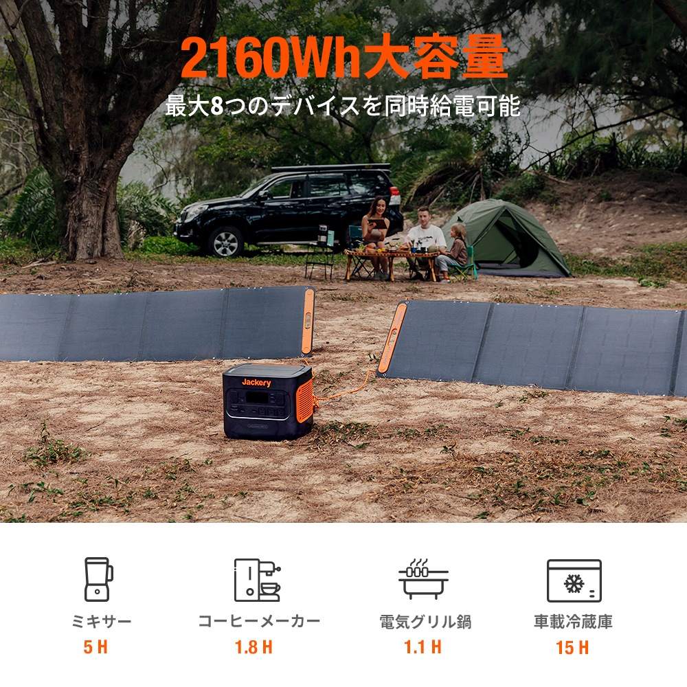 Jackery ポータブル電源 2000 Pro Jackery Solar Generator 2000 Pro