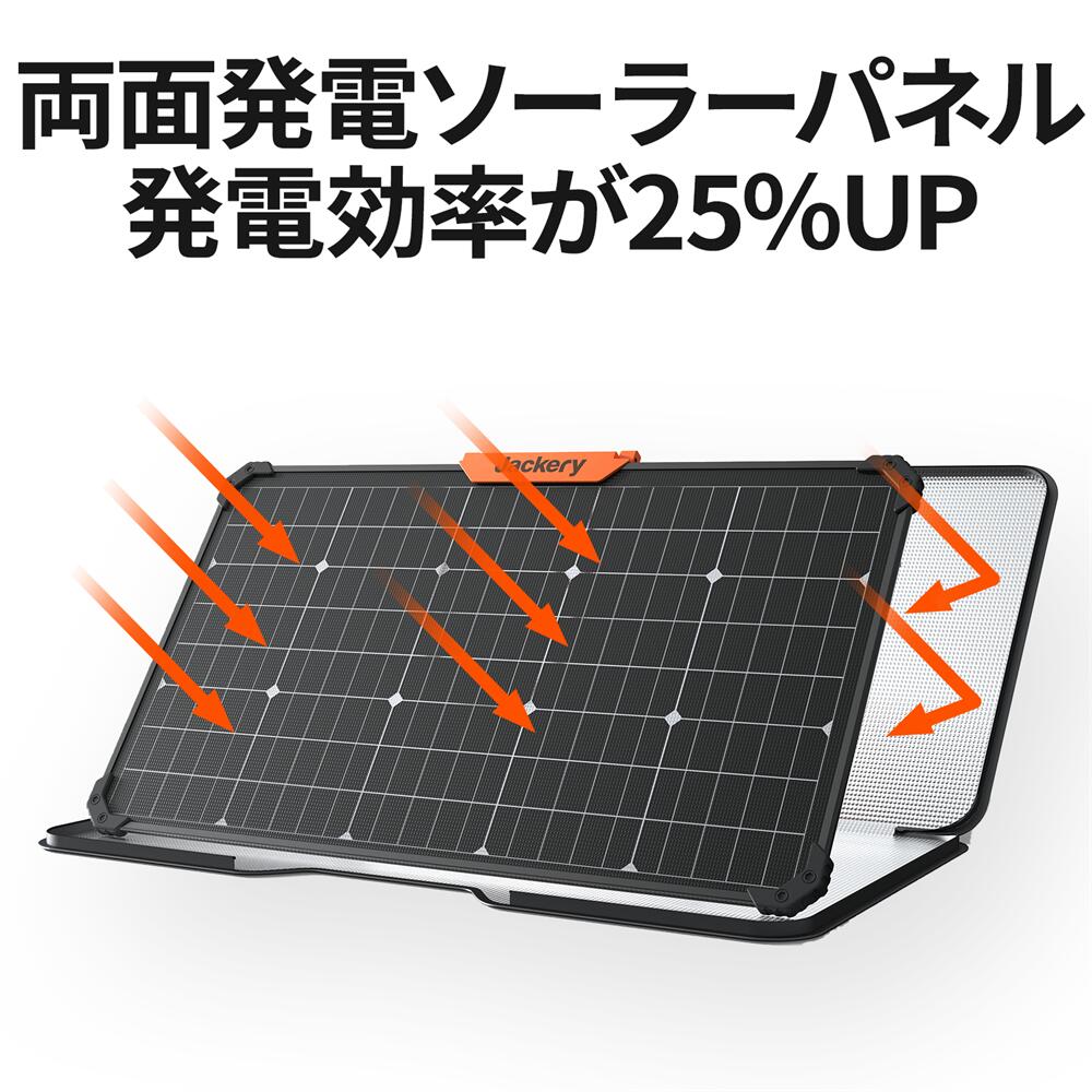 Jackery ポータブル電源 1000Pro USB出力 1000 80W SolarSaga80