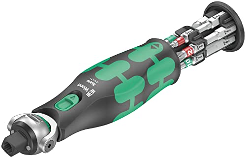Wera(ヴェラ) 05004282001 | 8009 Zyklop首振り式ラチェットドライバー ポケット セット インチサイズ 1 13点｜Mori Base