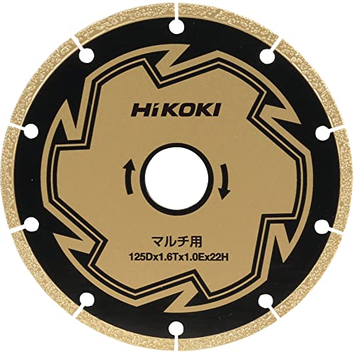 HiKOKI(ハイコーキ) 溶着ダイヤモンドカッタ チップソー マルチ用 0037-1196 外径125mm｜Mori Base
