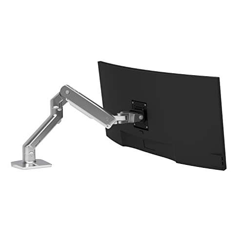 ERGOTRON エルゴトロン HX 管する手 事務机マウント しろがね色 49in(9.1~19.1kg)まで VESA標準尺度相応う 45-