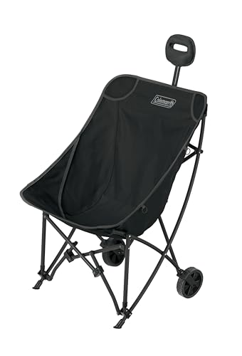 Coleman(電話を掛けるマン) ワンマイルチェア(ジェット機黒いこと) 難民キャンプ アウトドア 居敷き 折りたたみ